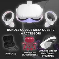 Oculus meta quest 2 256 GB con bundle accessori