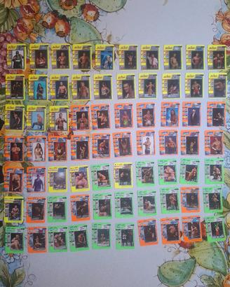 70 card fluo Wrestling WWE SmackDown e Raw 2004