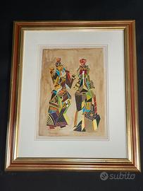 QUADRO PITTORE SARDO SEBASTIANA MESINA