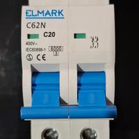 INTERRUTTORE magnetotermico ELMARK 6KA C62N/6A