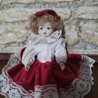 bambola di porcellana Capodimonte vintage