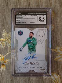 Donnarumma topps premium Psg auto on card /49 CGC