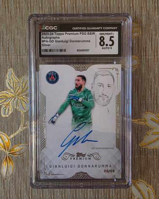 Donnarumma topps premium Psg auto on card /49 CGC