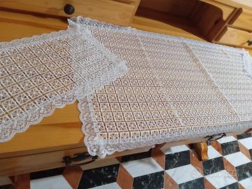tris in pizzo macrame 'e merletti  nuovi