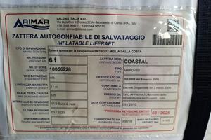 zattera di salvataggio 6p
