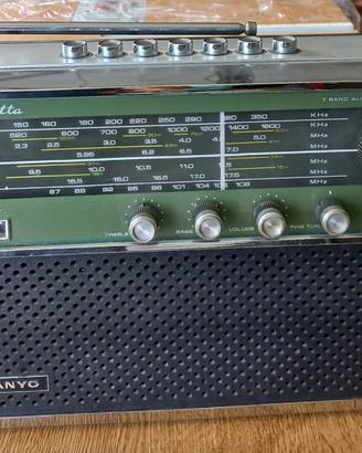 Sanyo Campanetta – radio portatile vintage d'epoca