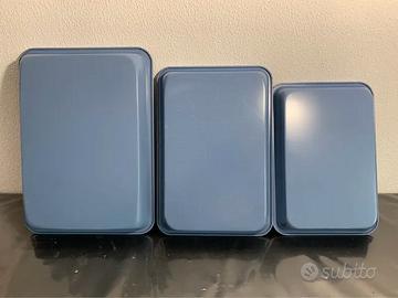 Set 3 teglie per forno antiaderenti nuove