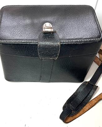 Borsa fotografia vintage in pelle