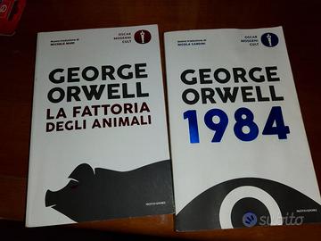 Libri George Orwell 1984 e fattoria degli animali