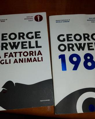 Libri George Orwell 1984 e fattoria degli animali