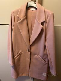 Cappotto rosa donna