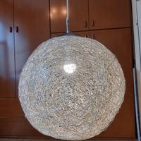 lampada a sospensione in filo di alluminio D50