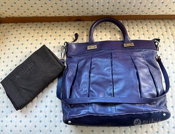 Borsa di pelle viola Zanellato