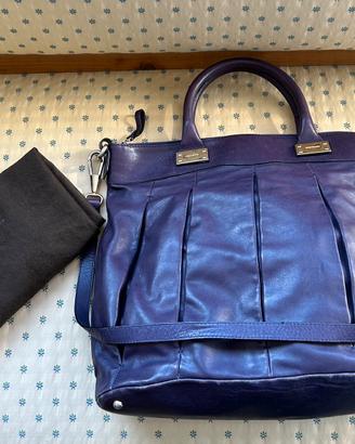 Borsa di pelle viola Zanellato