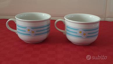 Set di 2 Tazze Buondì Tognana Vintage Anni 80