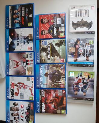 Lotto giochi ps3 e ps4