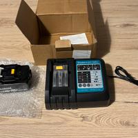 Batteria makita 18v 6ah + caricabatterie 220v