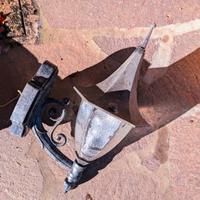 lampada da esterni in ferro battuto
