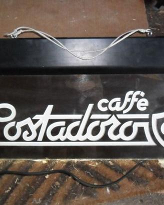Insegna luminosa bifacciale caffe' Costadoro