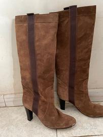 Stivali fatti a mano vero cuoio