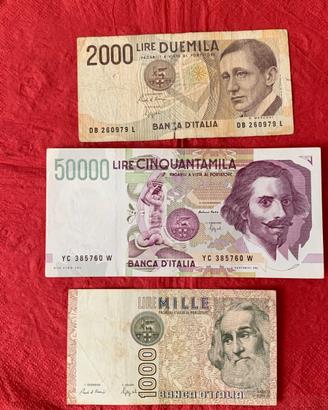 Banconote 💴 della lira