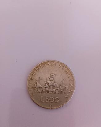  500 lire R  caravelle 1958/1067 argento