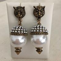 Orecchini pendenti perle