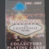 Carte da gioco da collezione Las Vegas 100 anni