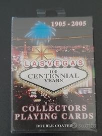Carte da gioco da collezione Las Vegas 100 anni