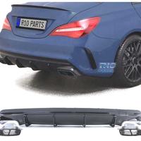 DIFFUSORE MERCEDES CLA C117 16-19 AMG NERO LUCIDO 