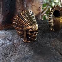 Totem indiano skull portachiavi