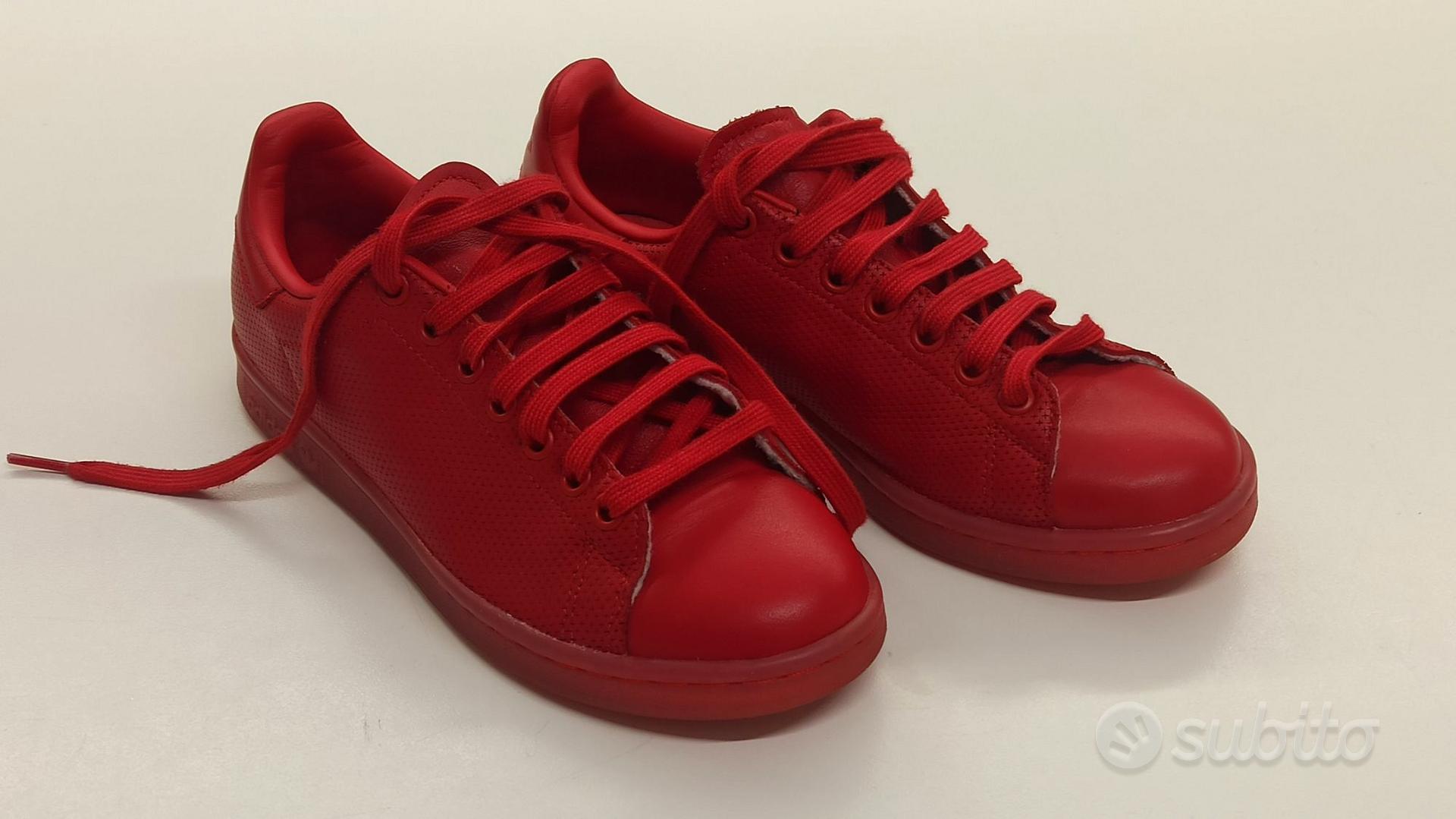 Scarpe Adidas Stan Smith Rosse Abbigliamento e Accessori In vendita a Padova