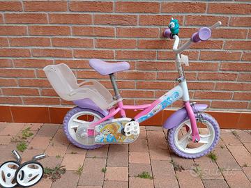 Bici con pedali bimba 12"