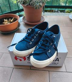 Scarpe Superga Blu Navy 37 Classiche 