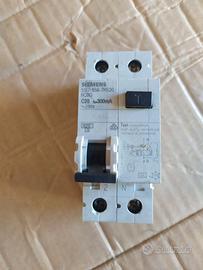 RCBO Siemens 5SU1656-7KK20 Inter. Magnetotermico