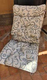 Cuscini per sedie da giardino o terrazzo