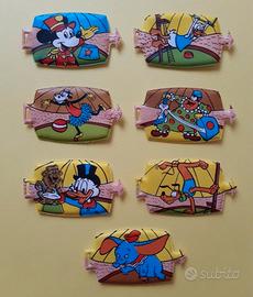 7 figurine plasteco formaggino Mio con "aggancio"