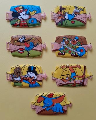 7 figurine plasteco formaggino Mio con "aggancio"