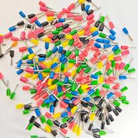 Lotto oltre 300 puntalini elettrici 0,75 e 1 mmq

