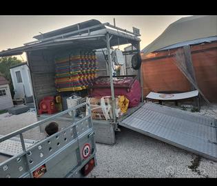 rimorchio auto cassonato furgonato