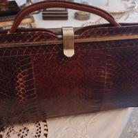 Borsa in pitone artigianale,