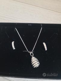 Parure ciondolo e orecchini Martin James London