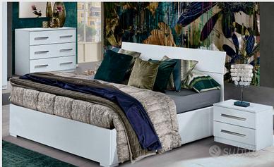 Letto con cassone  e materasso Memory