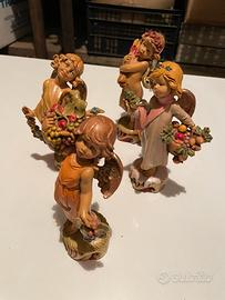 Statuine Angeli stagioni Fontanini