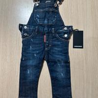 SALOPETTE DSQUARED2 JEANS MILANO ITALY 12 MESI