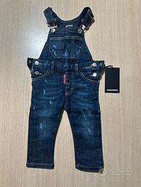 SALOPETTE DSQUARED2 JEANS MILANO ITALY 12 MESI