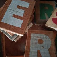 lettere legno