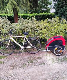 kit con bici e trasportino 