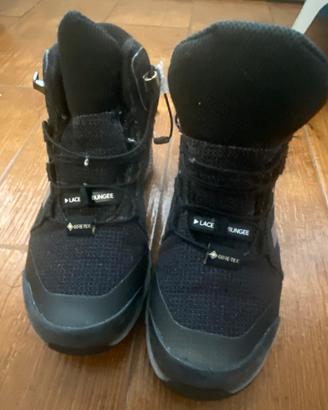 Scarponcino nero e grigio terrex bambino n. 30