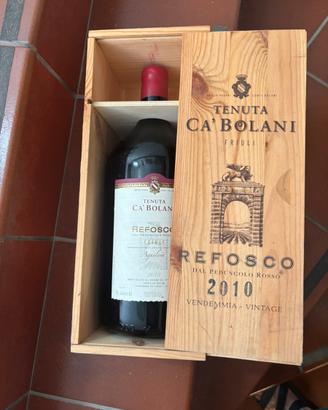 Jeroboam Refosco-Ca’Bolani-2010 Cassetta originale